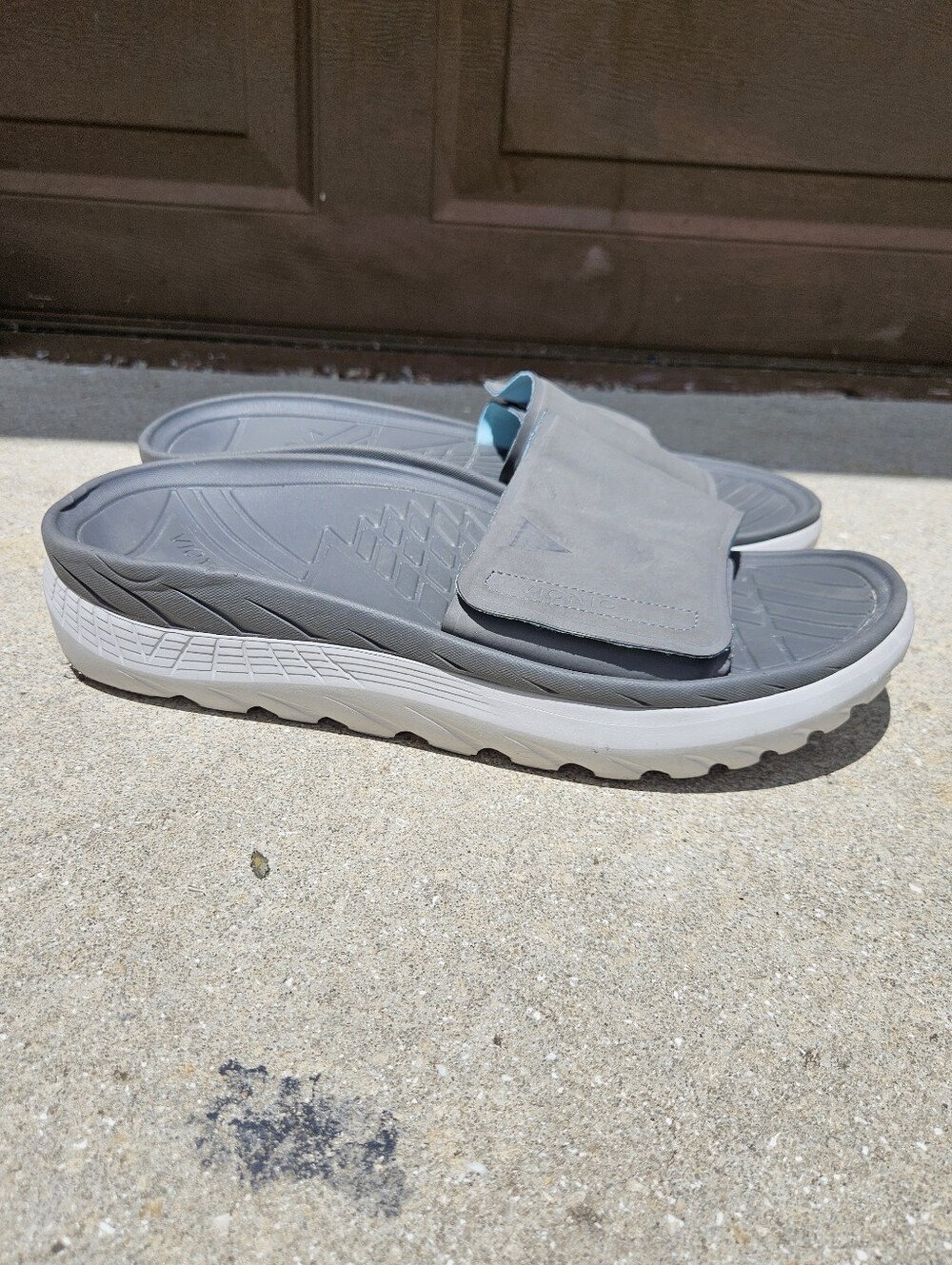 VIONIC Adjustable Unisex Recovery Slide Sandals Rejuvenate Women Sz 12 Mens 10.5